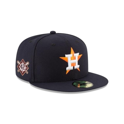 Houston Astros Gorra | New Era MLB Jackie Robinson Day 59fifty Fitted Cap Mexico - Azules